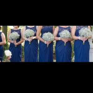 Navy Blue David's bridal dress